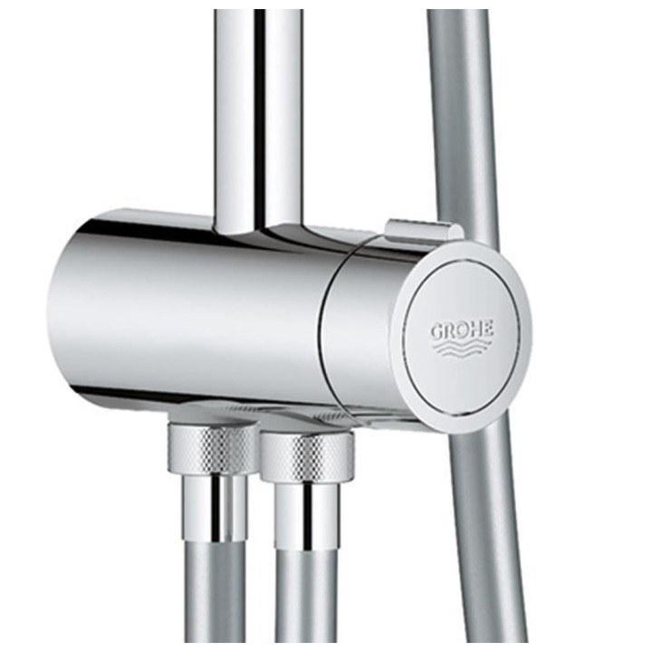 GROHE Colonne de douche avec inverseur manuel Vitalio Start 250, tete