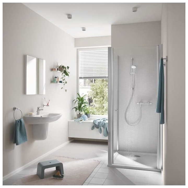 GROHE - Mitigeur thermostatique douche 1/2 avec ensemble de douche