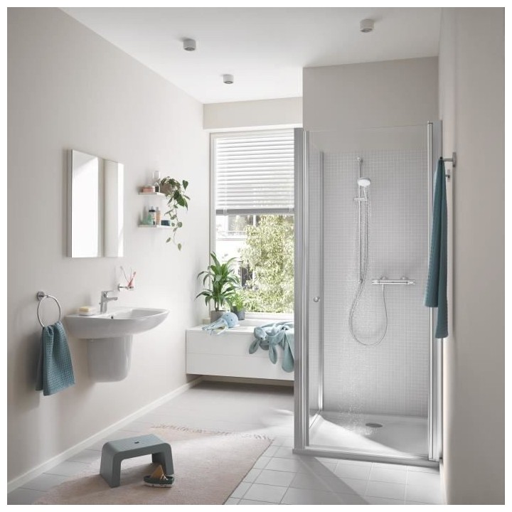 Mitigeur thermostatique douche 1/2 avec ensemble de douche - GROHE