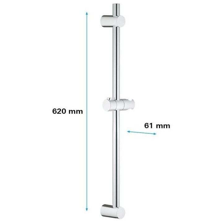 Barre de douche 600 mm - GROHE