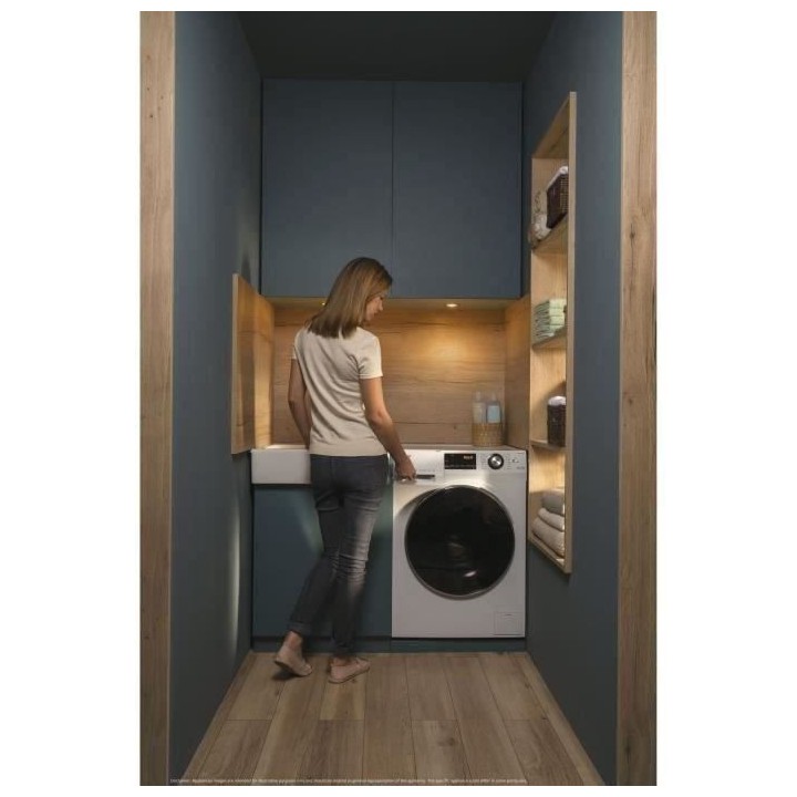 Lave-linge hublot HAIER HW100-B14636N-FR - 10 kg - L59,5 cm - Direct m