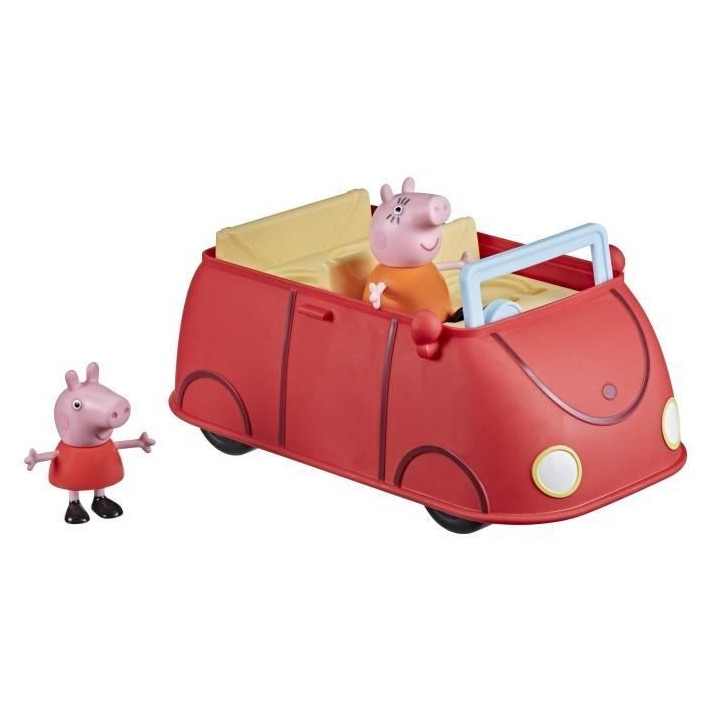 PEPPA PIG - Peppa's Adventures - Voiture rouge familiale - Jouet prés