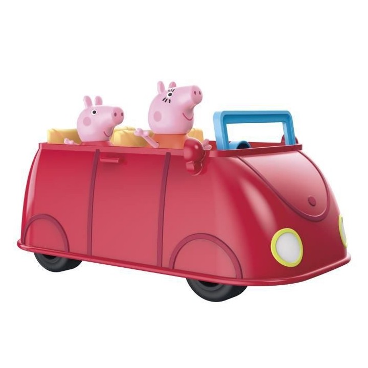 PEPPA PIG - Peppa's Adventures - Voiture rouge familiale - Jouet prés