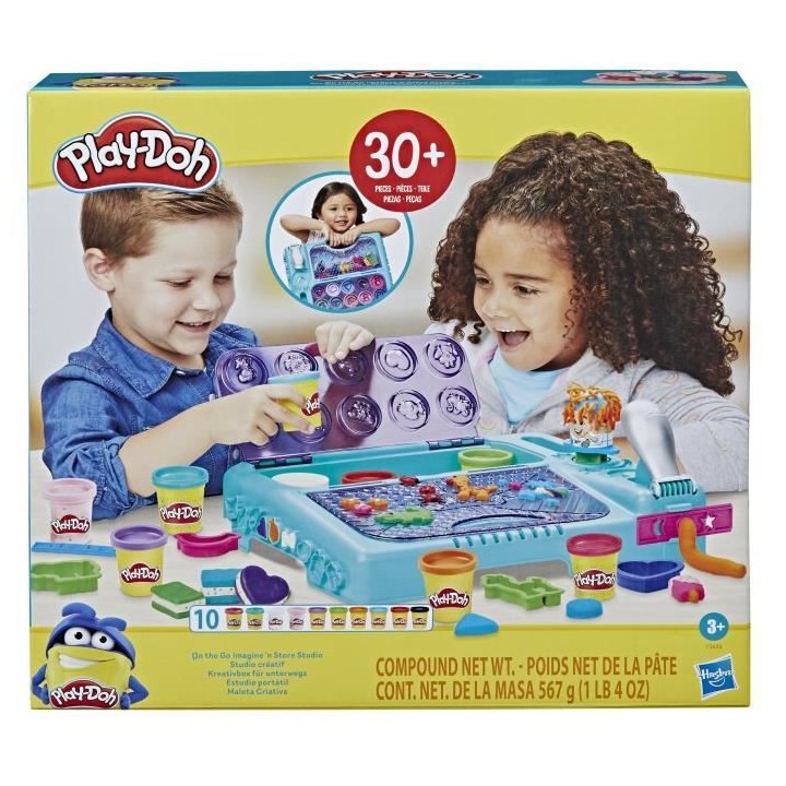 Play-Doh, Studio créatif avec plus de 30 outils et 10 pots de pâte a