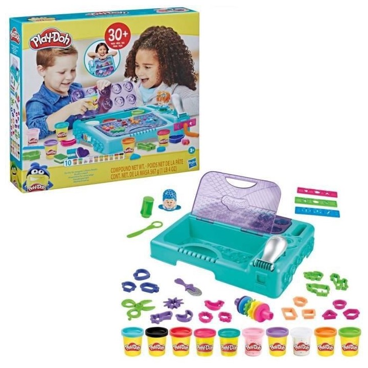 Play-Doh, Studio créatif avec plus de 30 outils et 10 pots de pâte a