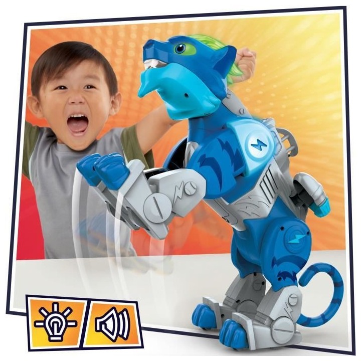 Pyjamasques Animal Power, Super Chat de combat rugissant, motorisé, p