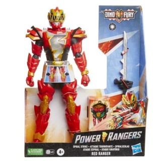 Power Rangers Dino Fury Ranger Rouge Attaque tournoyante