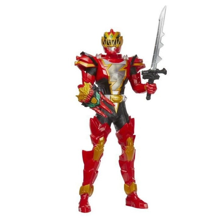Power Rangers Dino Fury Ranger Rouge Attaque tournoyante