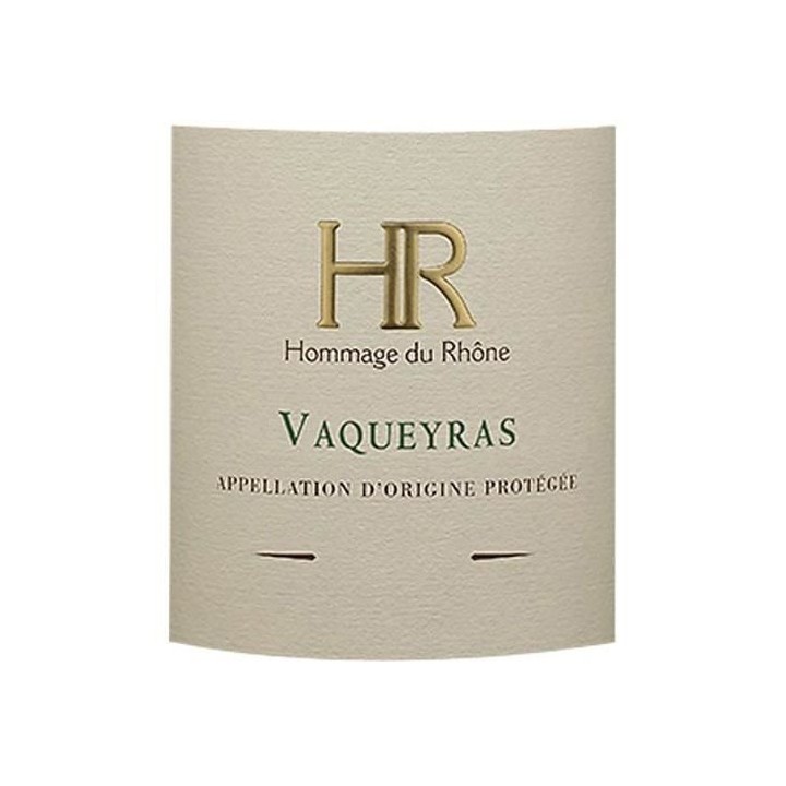 Hommage du Rhône 2019 Vacqueyras - Vin rouge de la Vallée du Rhône