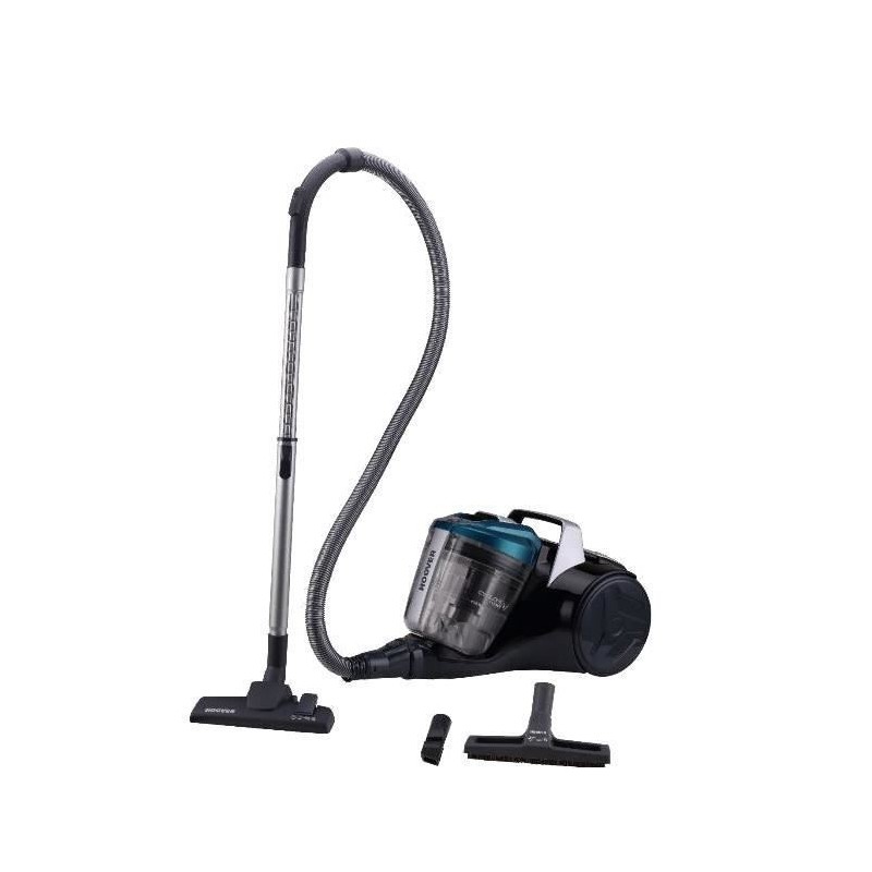 HOOVER BR71_BR30 Aspirateur Traineau sans sac Technologie Cyclonique Haute Performance 700 W Brosse Poils d'Animaux & Parquet 2,