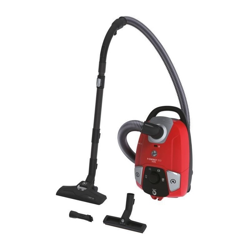 HOOVER HP310HM Aspirateur traîneau sans sac, Puissant 850W Compact Technologie Cyclonique Grande Capacité 2L + Brosse Parquet,