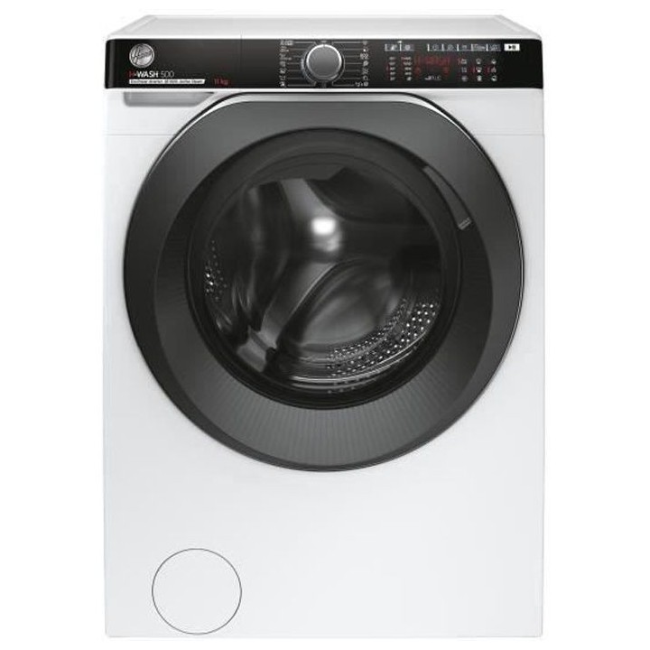 Lave-linge hublot HOOVER H-WASH 500 HWP 411AMBC/1-S - 11 kg - Inductio