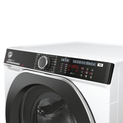 Lave-linge hublot HOOVER H-WASH 500 HWP 411AMBC/1-S - 11 kg - Induction - Vapeur - 1400 trs/min - Classe A - connecté - Blanc