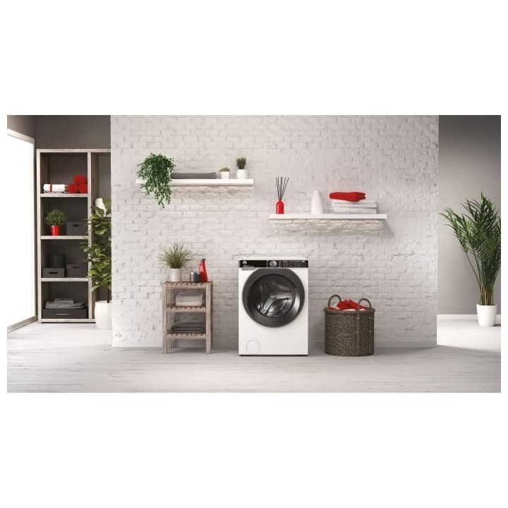 Lave-linge hublot HOOVER H-WASH 500 HWP 411AMBC/1-S - 11 kg - Inductio