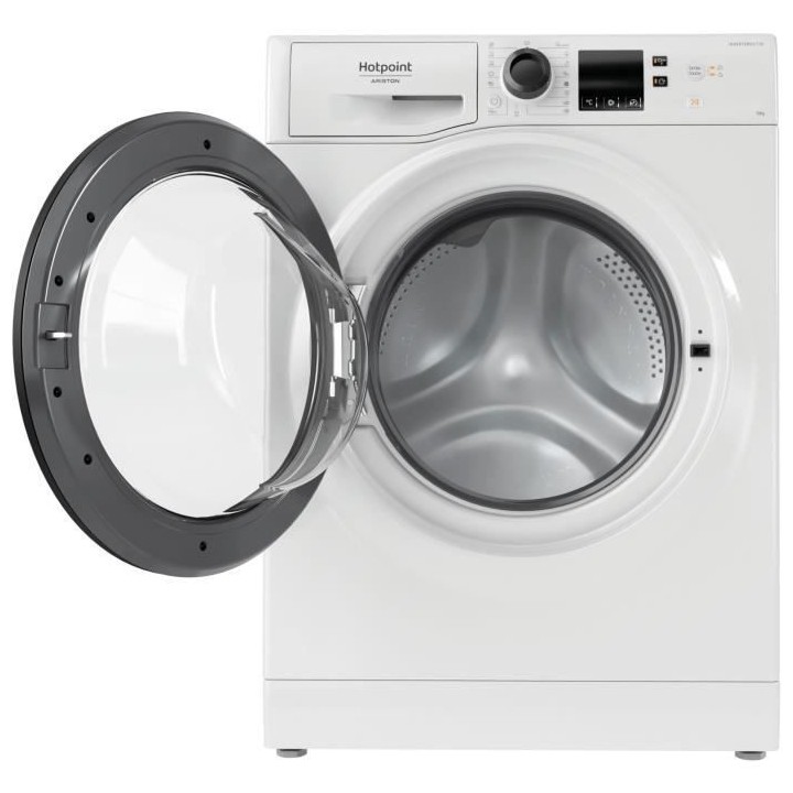 Lave-linge hublot HOTPOINT NS1044CWKEUN - 10 kg - Induction - L59,5 cm