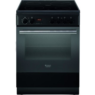 HOTPOINT H6VMH60A - Cuisiniere table vitrocéramique 4 foyers - Four