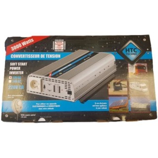 HTC EQUIPEMENT - Convertisseur de tension 12/220V 3000W