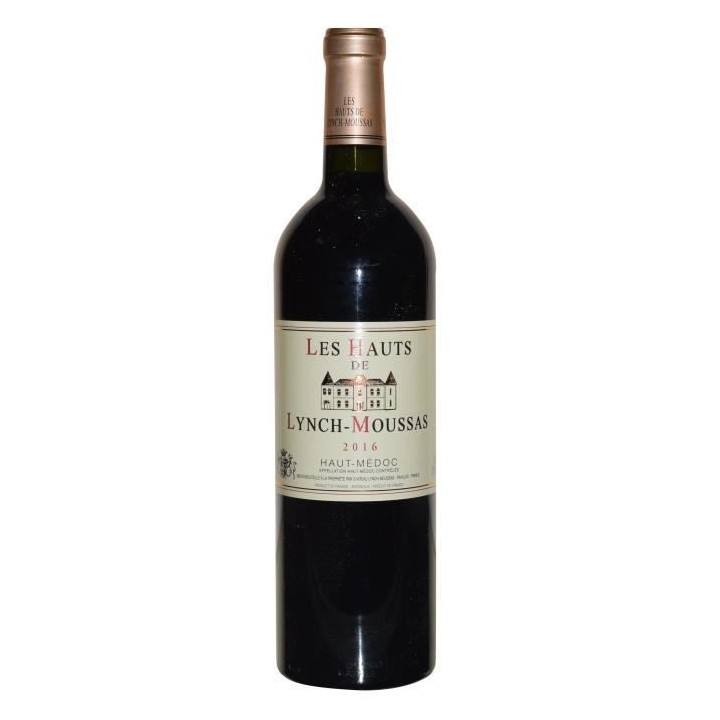 Les Hauts de Lynch Moussas 2016 Haut Médoc - Vin rouge de Bordeaux