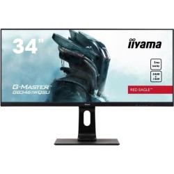 Ecran PC Gamer - IIYAMA G-Master Red Eagle GB3461WQSU-B1 - 34 UWQHD - Dalle IPS - 1 ms - 144 Hz - HDMI / DisplayPort - FreeSync