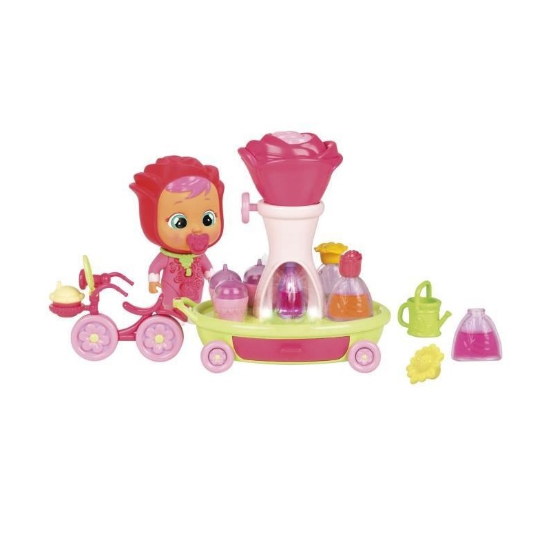 Fabrique a parfum Cry Babies Magic Tears et sa mini poupée Rose - A partir de 3 ans