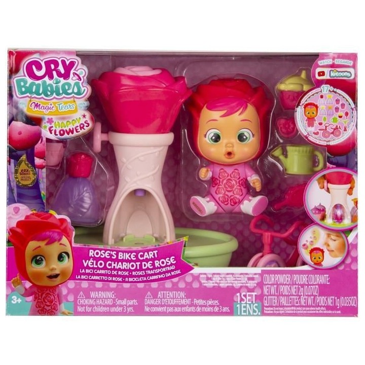 Fabrique a parfum Cry Babies Magic Tears et sa mini poupée Rose - A p