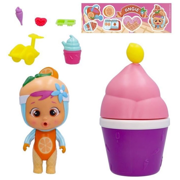 Poupée Frozen Frutti Icy World Cry Babies Magic Tears - A partir de 3