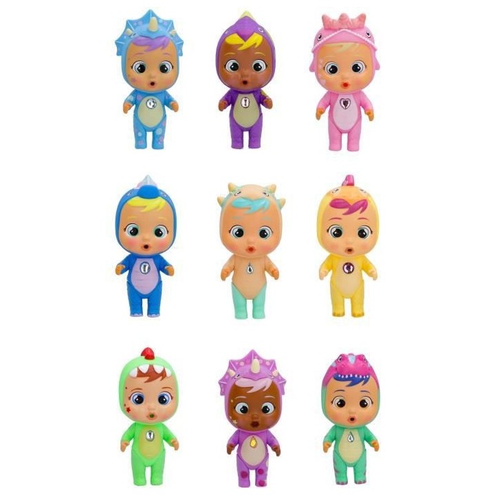 Dino Icy World Cry Babies Magic Tears -Mini poupée a collectionner. A