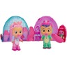 Dino Icy World Cry Babies Magic Tears -Mini poupée a collectionner. A partir de 3 ans