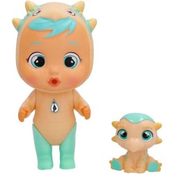 Dino Icy World Cry Babies Magic Tears -Mini poupée a collectionner. A partir de 3 ans