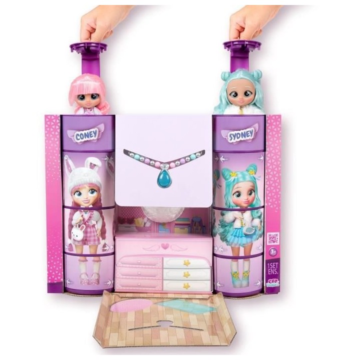 Duo Pack Poupées mannequins Cry Babies BFF ( Coney & Sydney) - A part