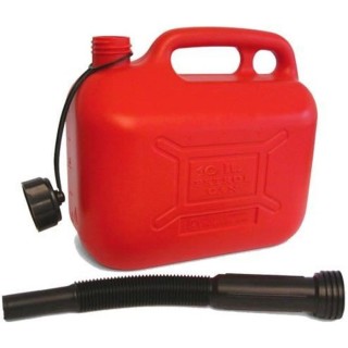 IMDIFA Jerrican Plastique Rouge pour Hydrocarbures 10L