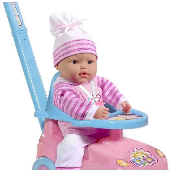 Poupon Soft 36cm avec son porteur - LOKO TOYS