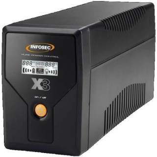 Onduleur 500 VA - INFOSEC - X3 EX 500 - UPS SYSTEM - 2 prises - LCD /