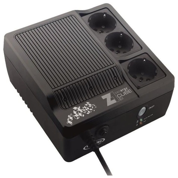 Onduleur 400 VA - INFOSEC - Z1 ZenCube EX - Haute fréquence - 3 prise