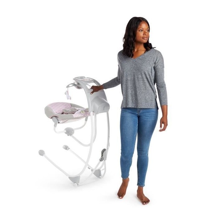 INGENUITY Balancelle bébé électrique - Flora the Unicorn