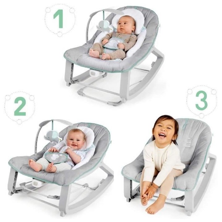 INGENUITY Transat 3-en-1 Keep Cozy - Modele Weaver