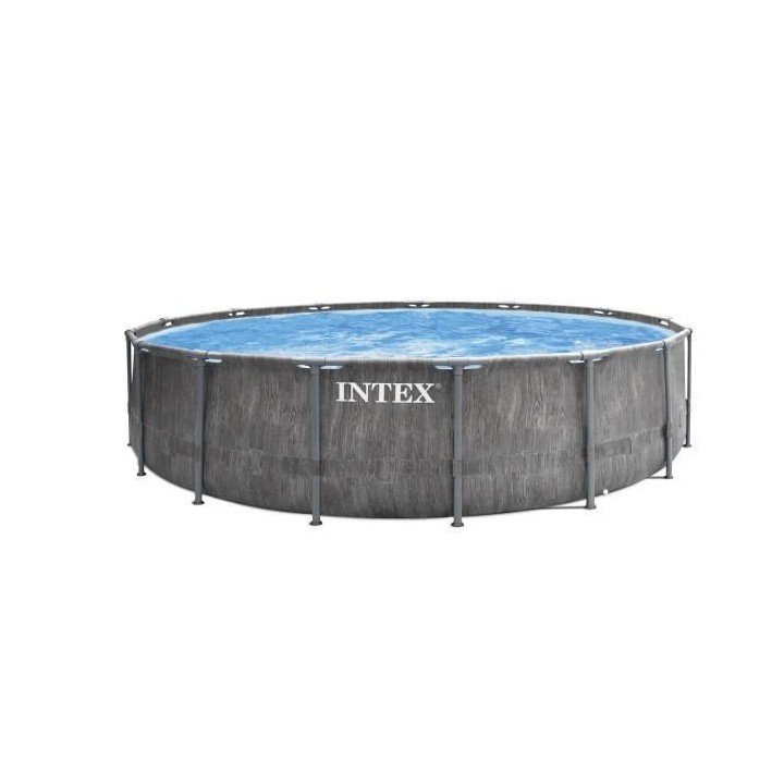 Kit Piscine hors sol tubulaire INTEX - Baltik - 457 x 122 cm - Ronde (