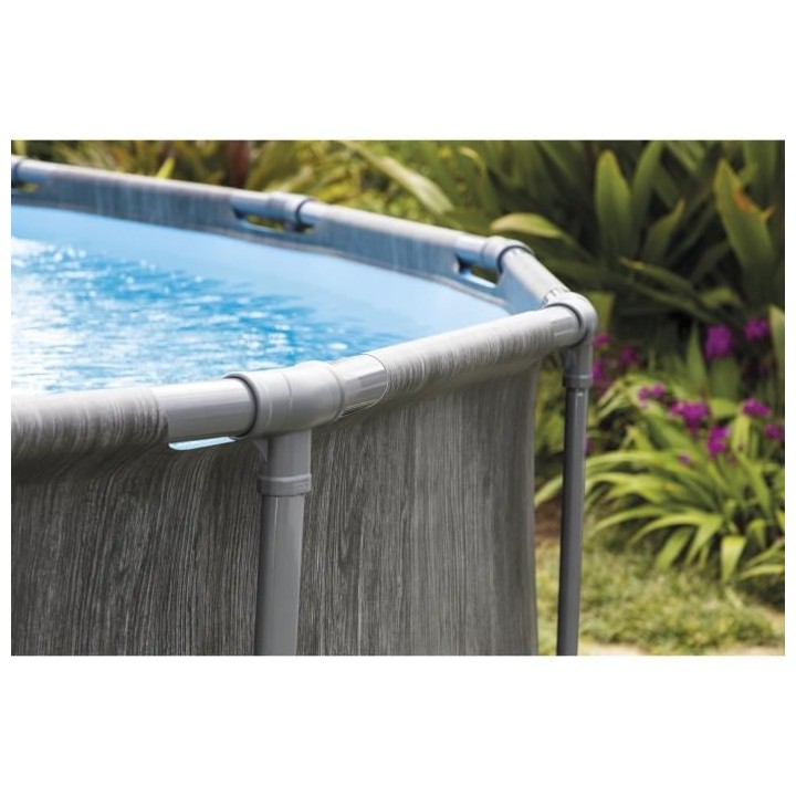 Kit Piscine hors sol tubulaire INTEX - Baltik - 457 x 122 cm - Ronde (