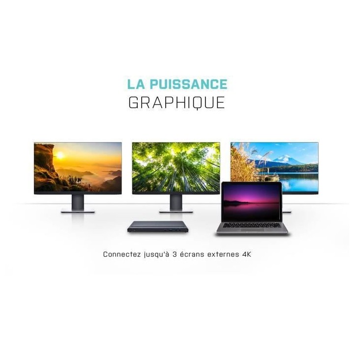 i-tec - USB 3.0/USB-C Station d'Accueil Universelle 3x4K
