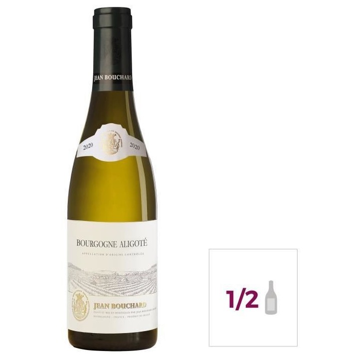 Jean Bouchard 2020 Bourgogne Aligoté - Vin blanc de Bourgogne - 37,5