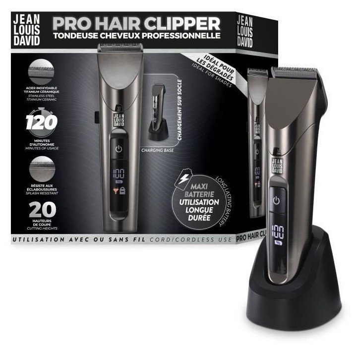 Tondeuse Pro Hair Clipper - JEAN LOUIS DAVID