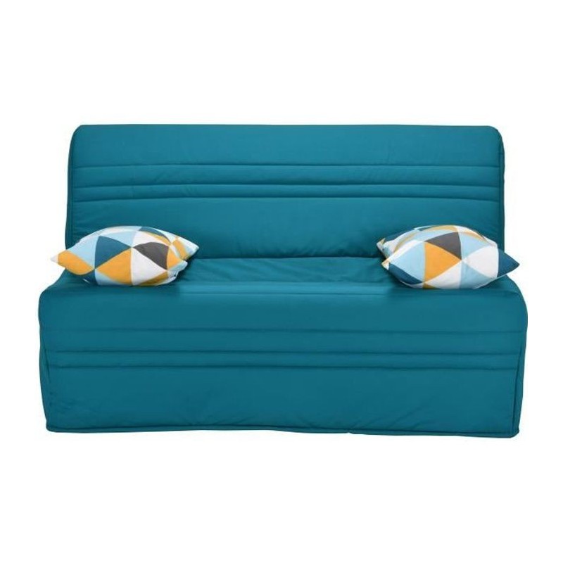 Joe Banquette BZ GEOMETRICO - Tissu turquoise - L 143 x P 101 x H 95 cm