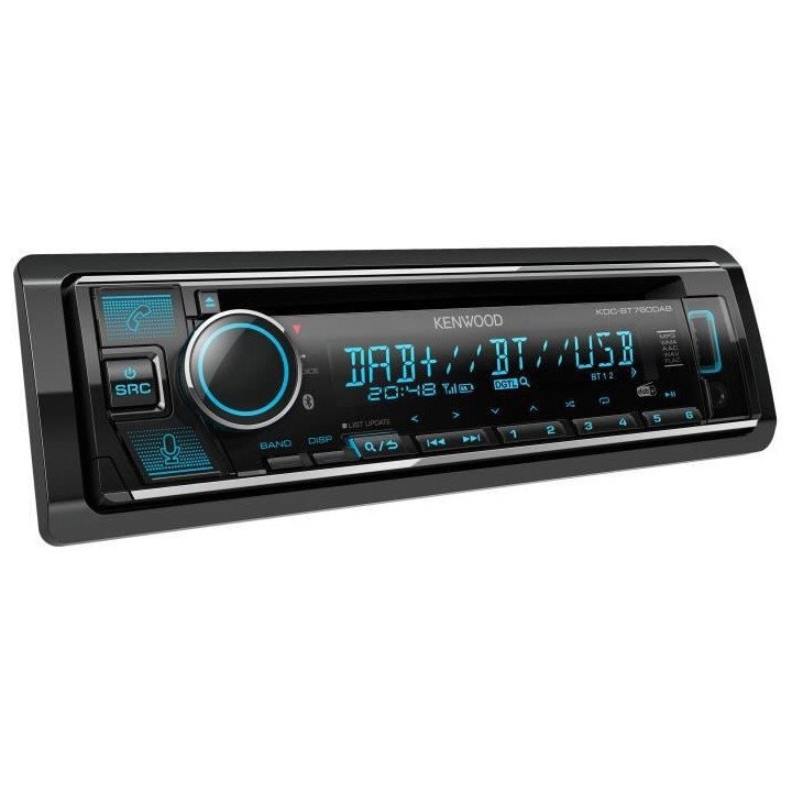 Autoradio KENWOOD - KDC-BT760DAB - CD - USB - Bluetooth - iPhone - DAB