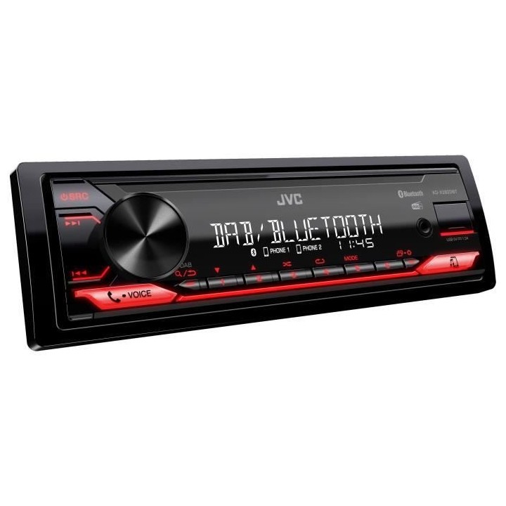 Autoradio JVC - KD-X282DBT - USB - Bluetooth - DAB+
