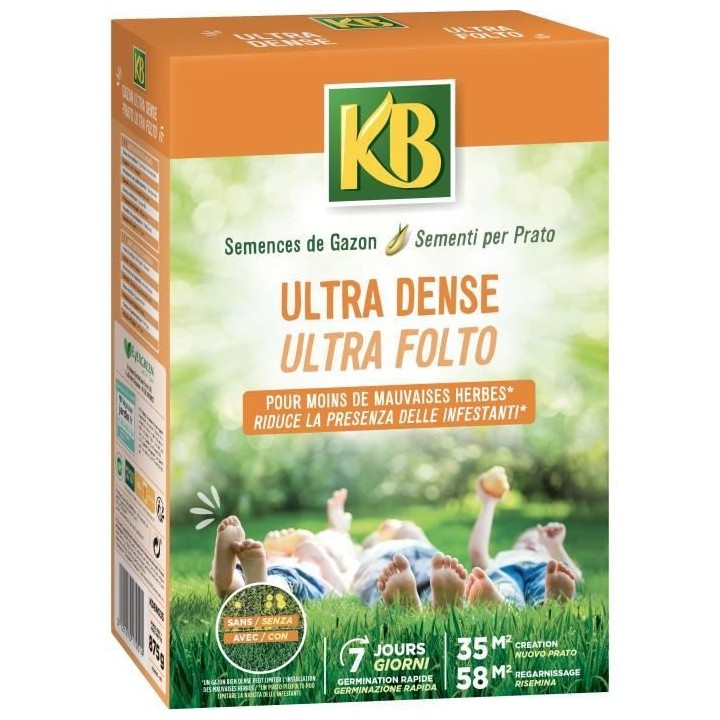 KB - Semences gazon - Ultra dense 35m²