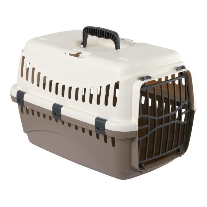 KERBL Box de transport Expedition pour chien - 48x32x32cm - Creme et t