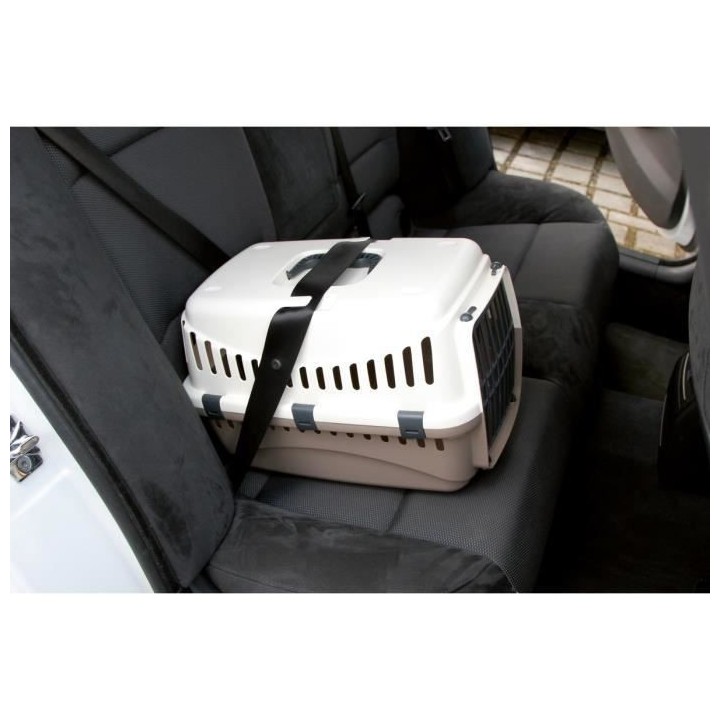 KERBL Box de transport Expedition pour chien - 48x32x32cm - Creme et t