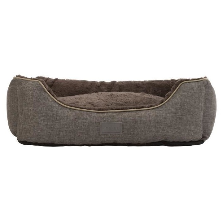 KERBL Corbeille Samuel - 50 x 40 x 15 cm - Argent et gris - Pour chien