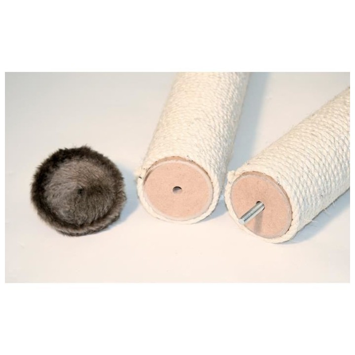 KERBL Tube a gratter Opal Maxi griffoir 78cm - Gris - Pour chat