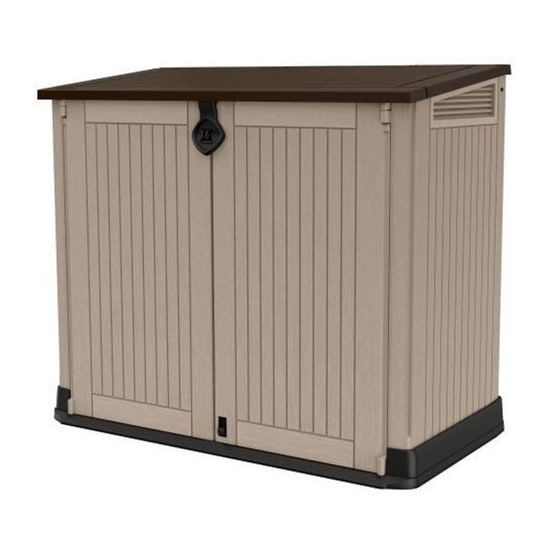 KETER - Coffre de jardin - Multifonctions - avec vérins - 880L- Beige